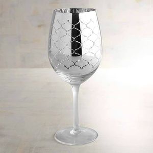 Electroplated silver glasses